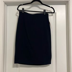Philosophy zip back navy pencil skirt size 4